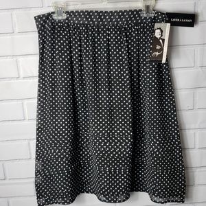 Peter Nygard classic polka dot skirt 12P